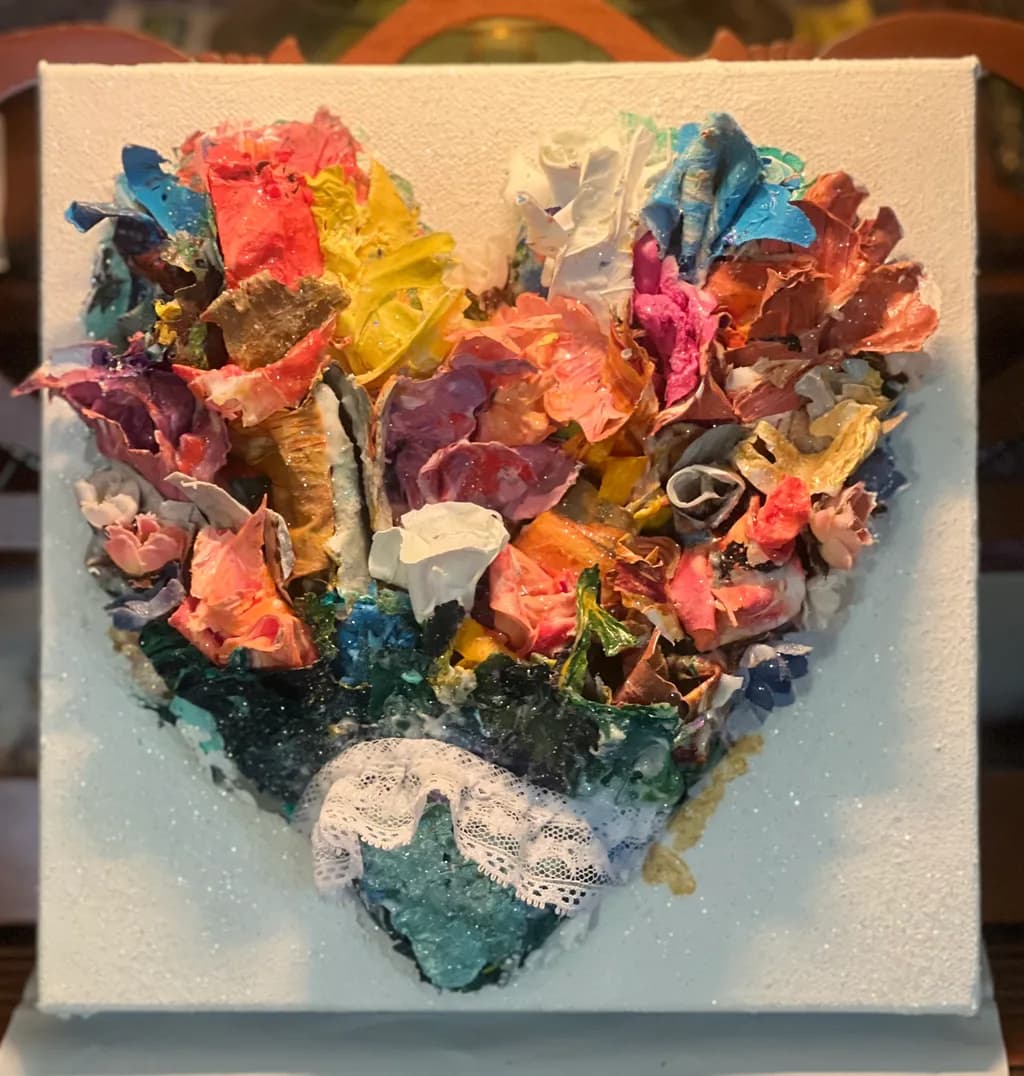 Textured Heart Bouquet