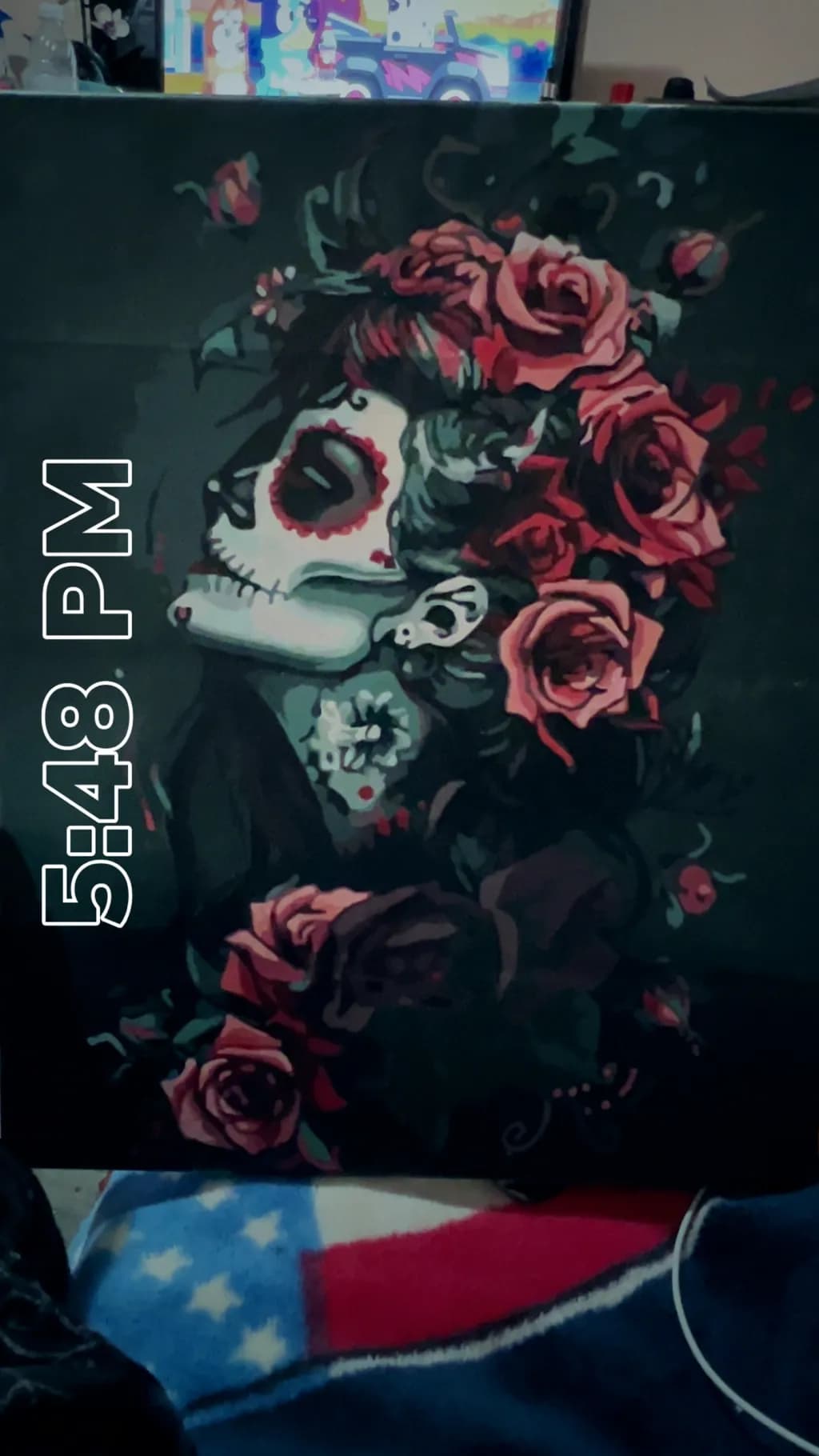 Rose Skull Portrait