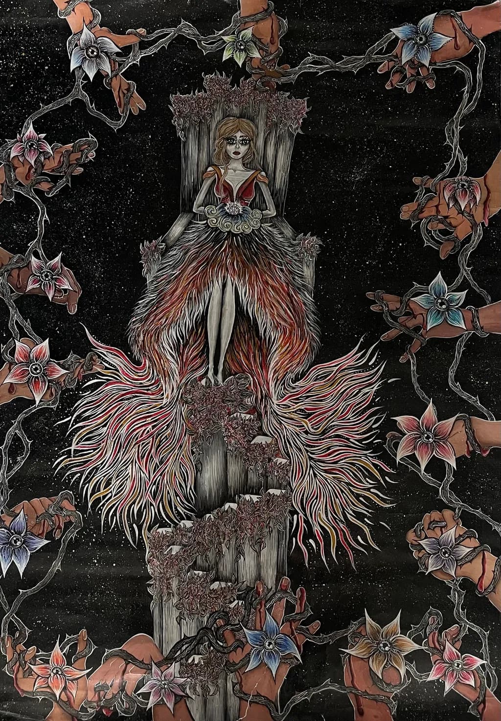 Throne of Flames and Flowers