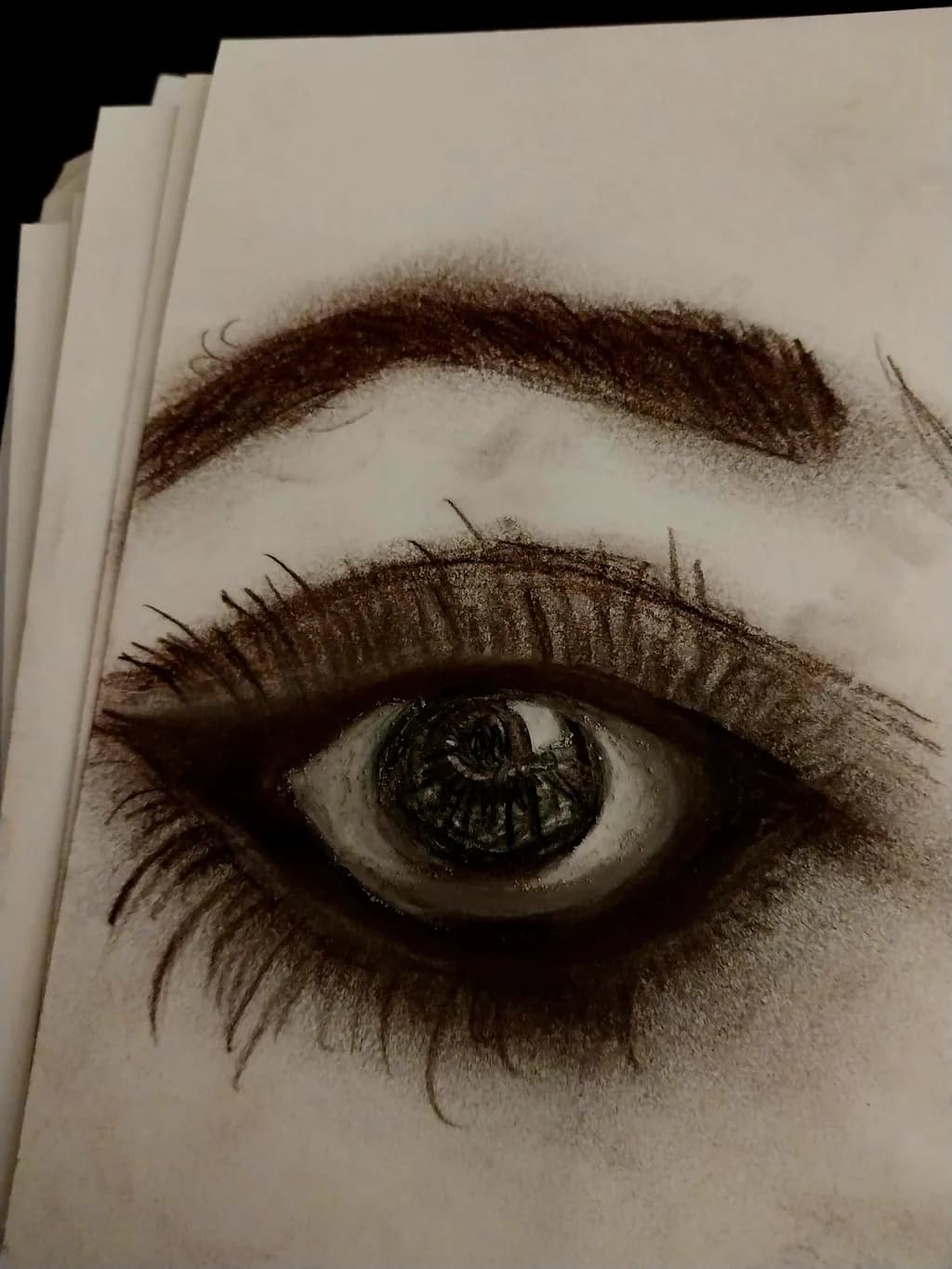 Intense Eye Close-Up
