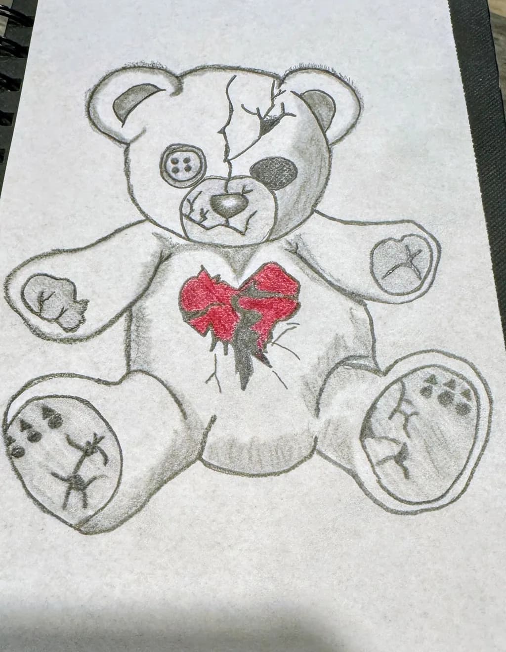 Broken Heart Teddy