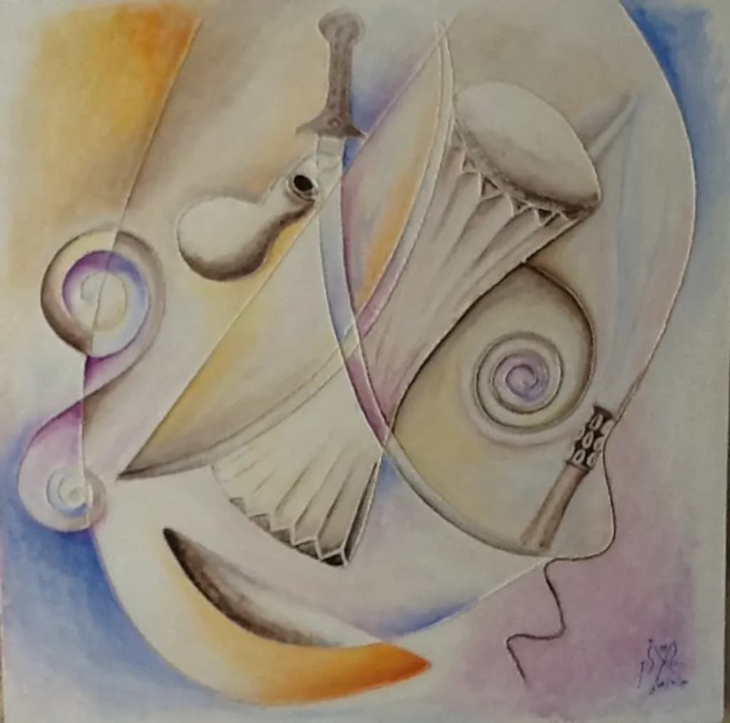 Abstract Instruments Composition