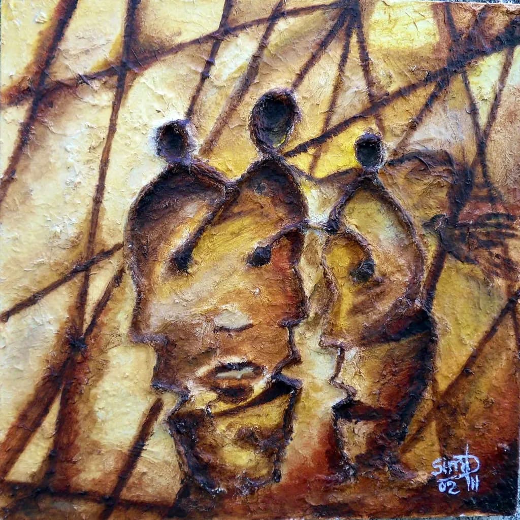 Abstract Faces Interaction