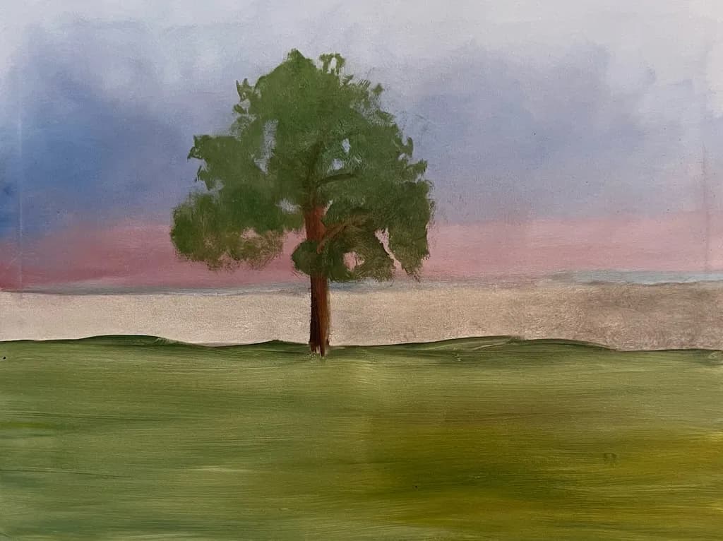 Solitary Tree Landscape