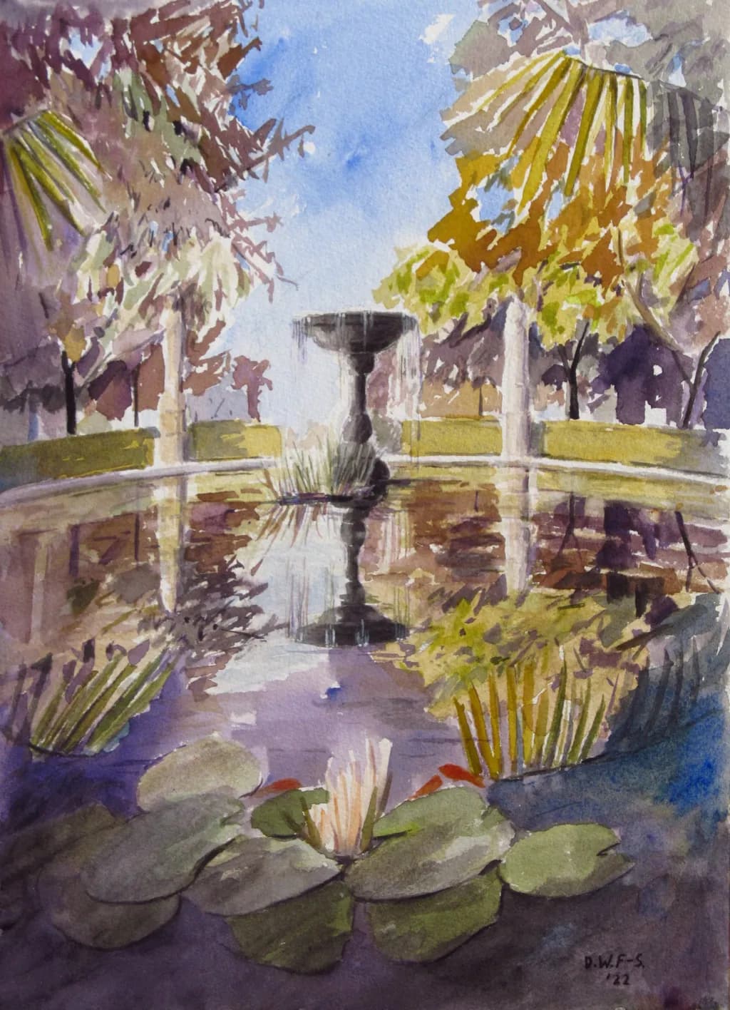 Carmen Pond Watercolour