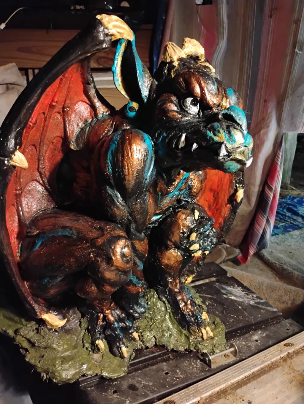 Bronze Gargoyle Statue