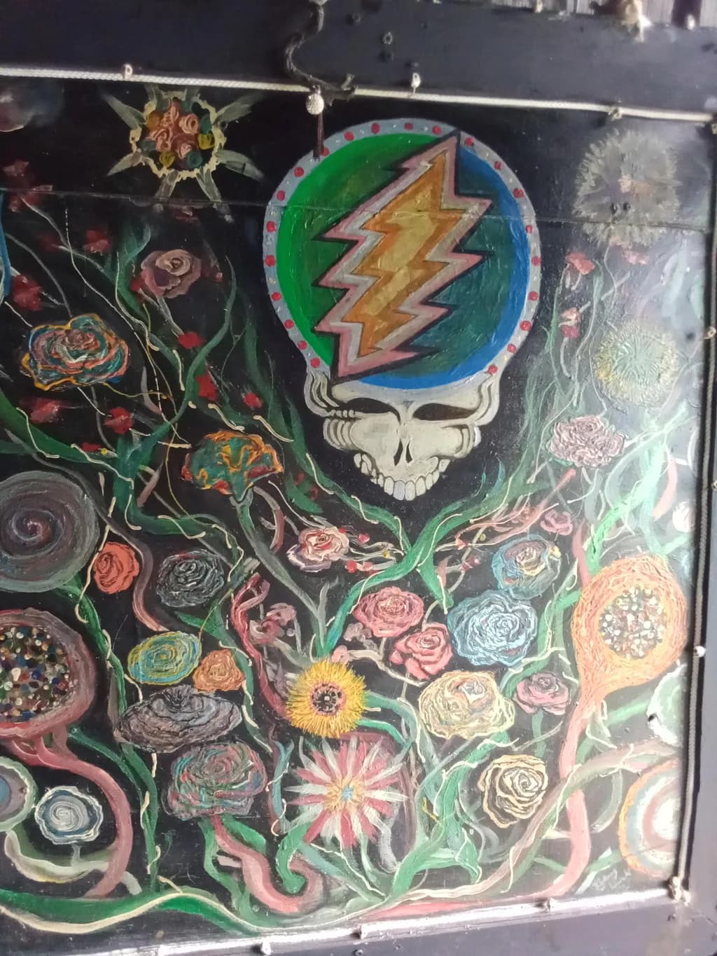 Skull and Flowers Bloom
