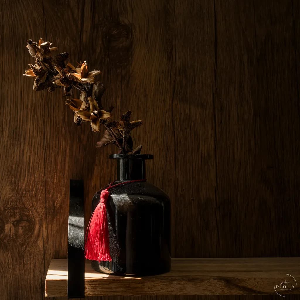 Dried Flowers in Vase