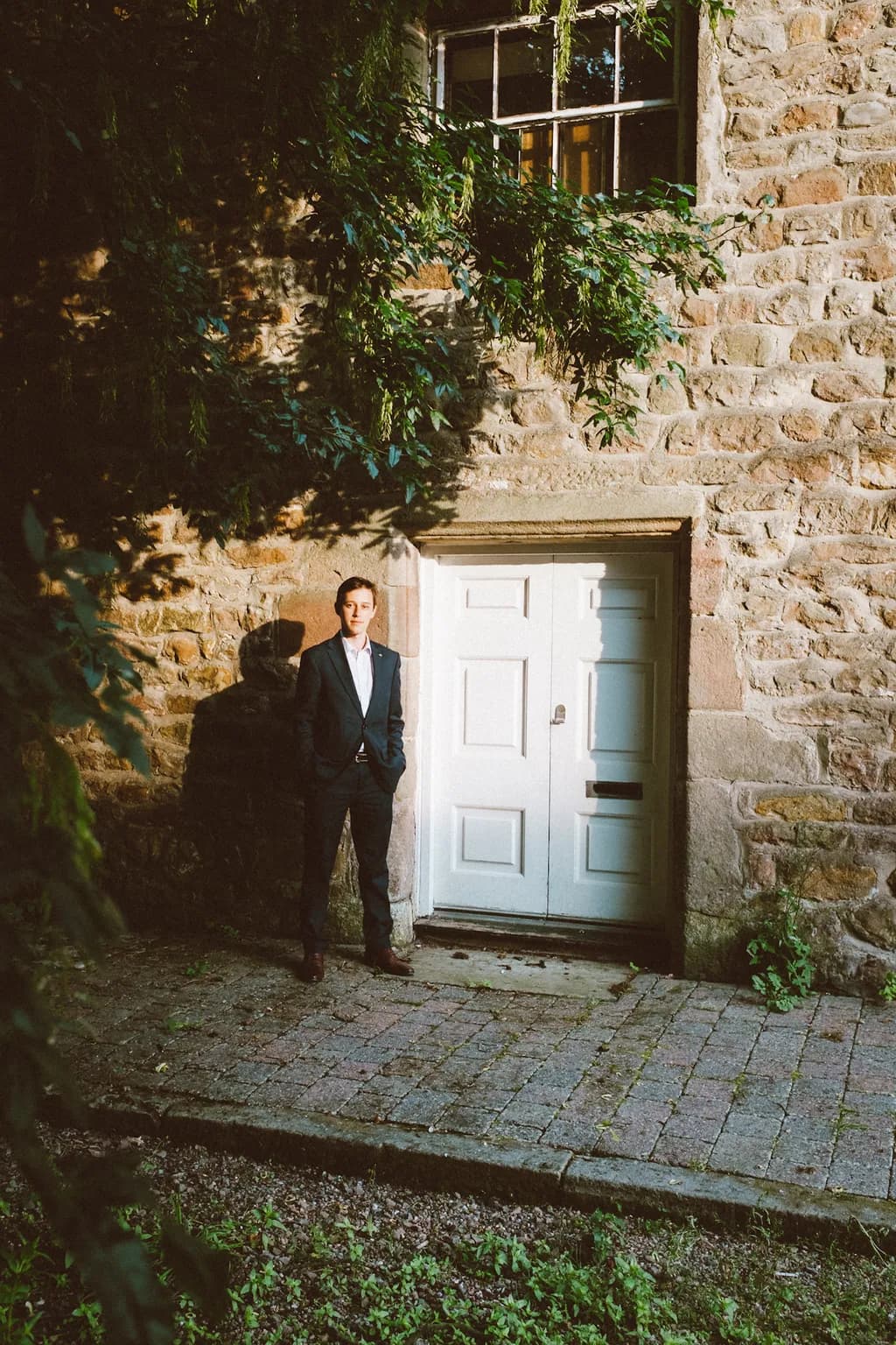 Stone Wall Entrance