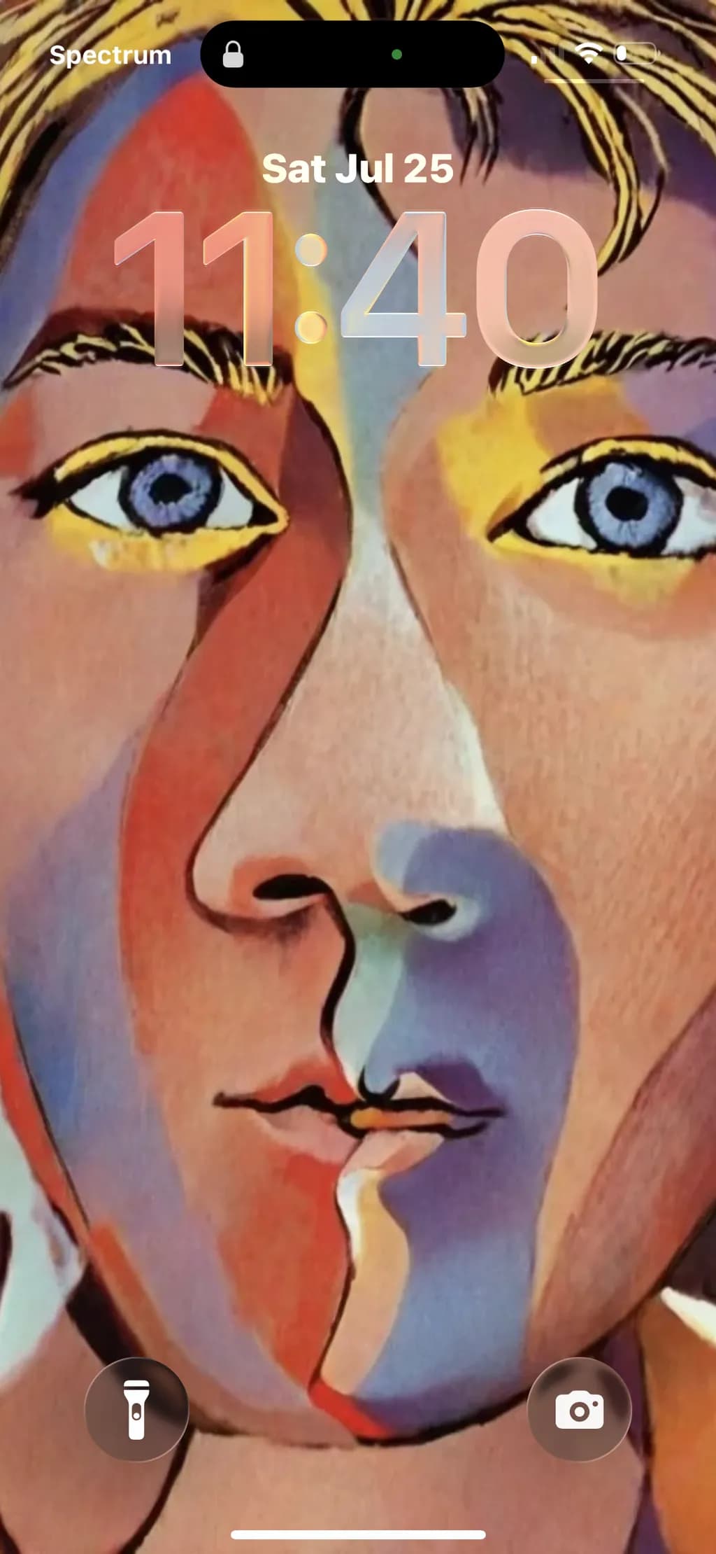 Face in Color Blocks