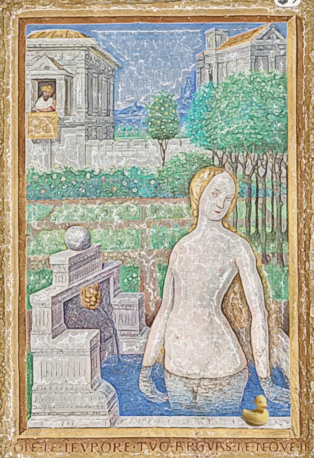 Garden Fountain Nude