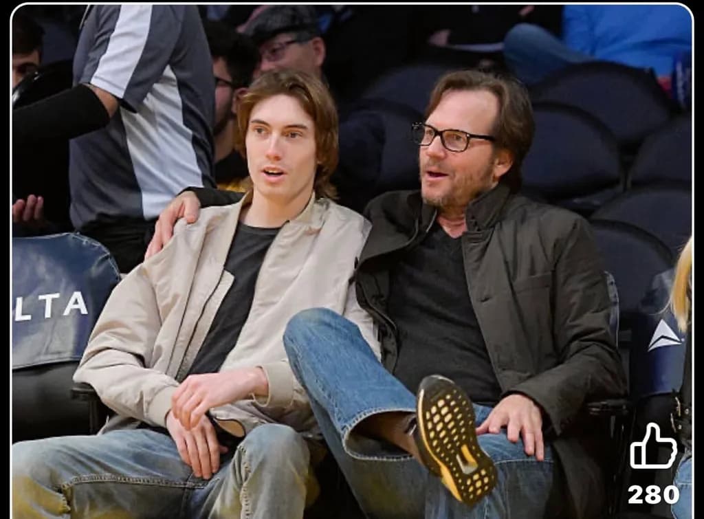 Casual Courtside Conversation