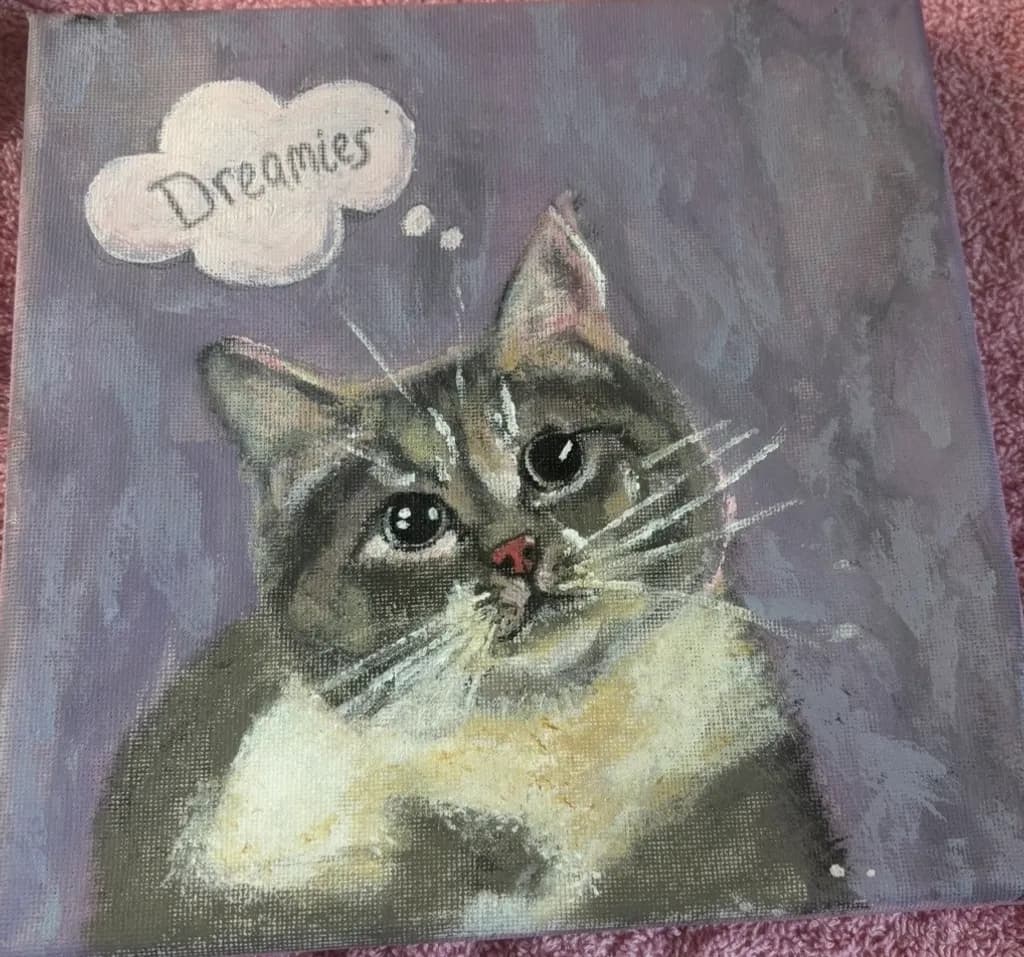 Dreamies Cat Portrait