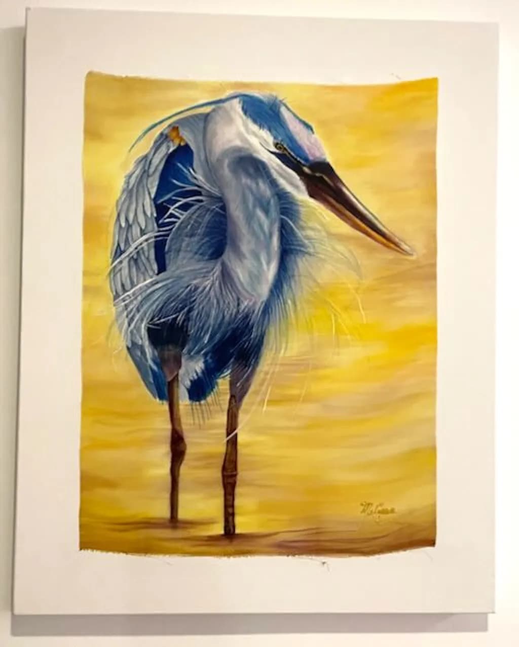 Heron Sunset