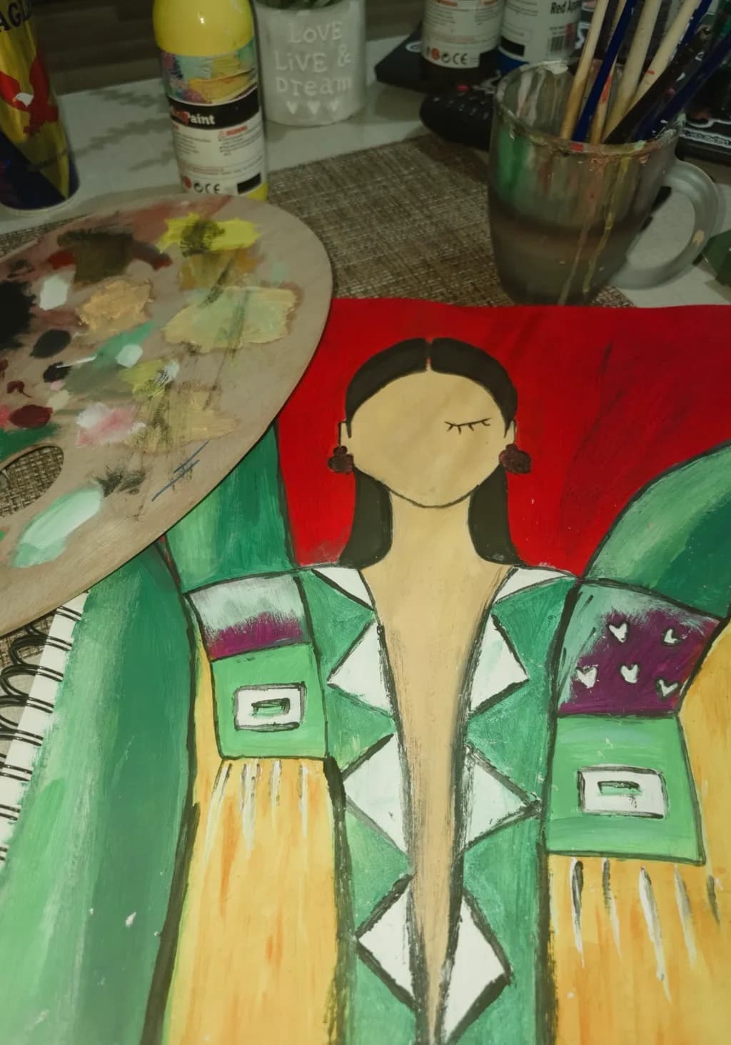 Green Jacket Portrait