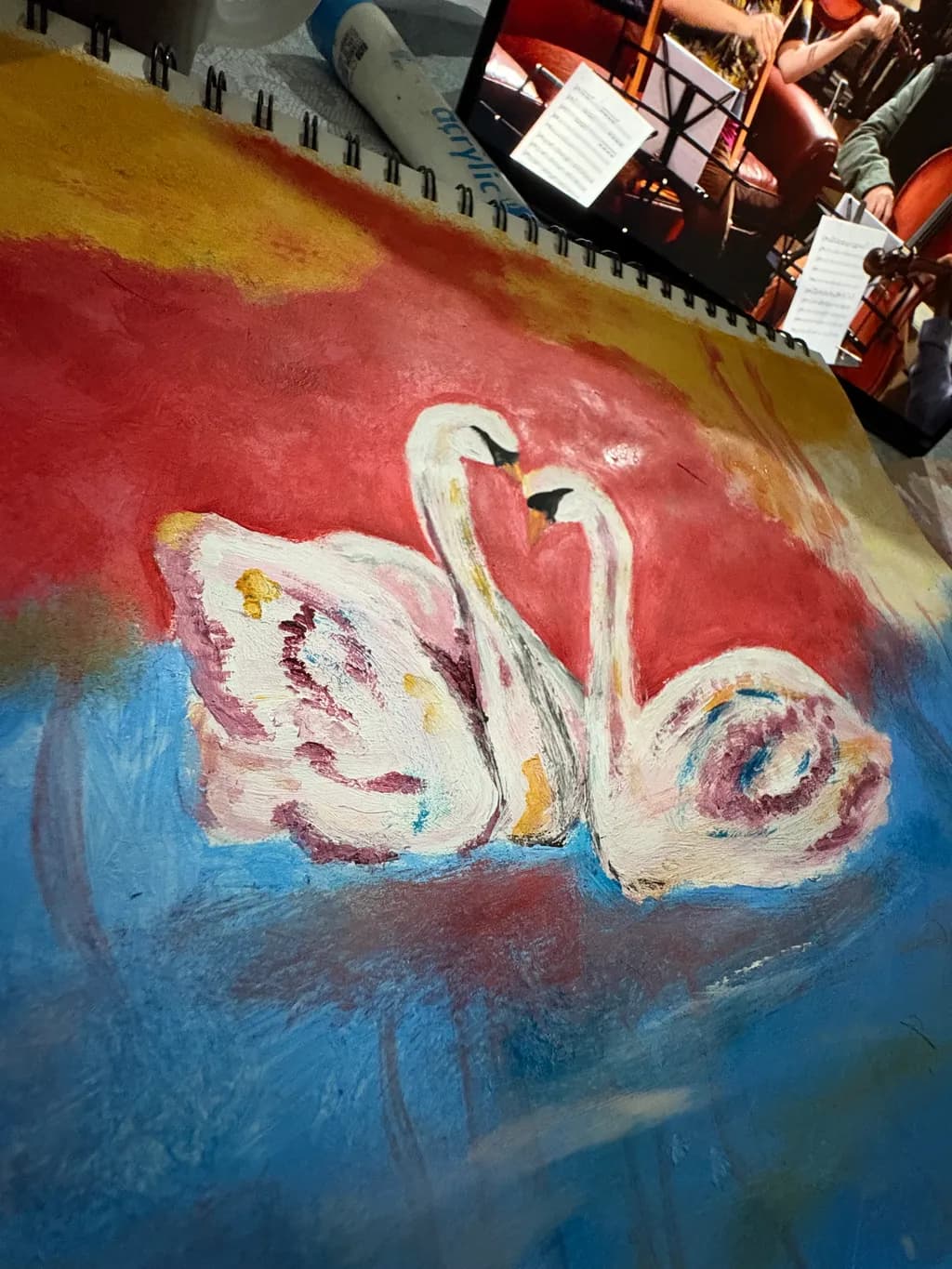 Swan Embrace
