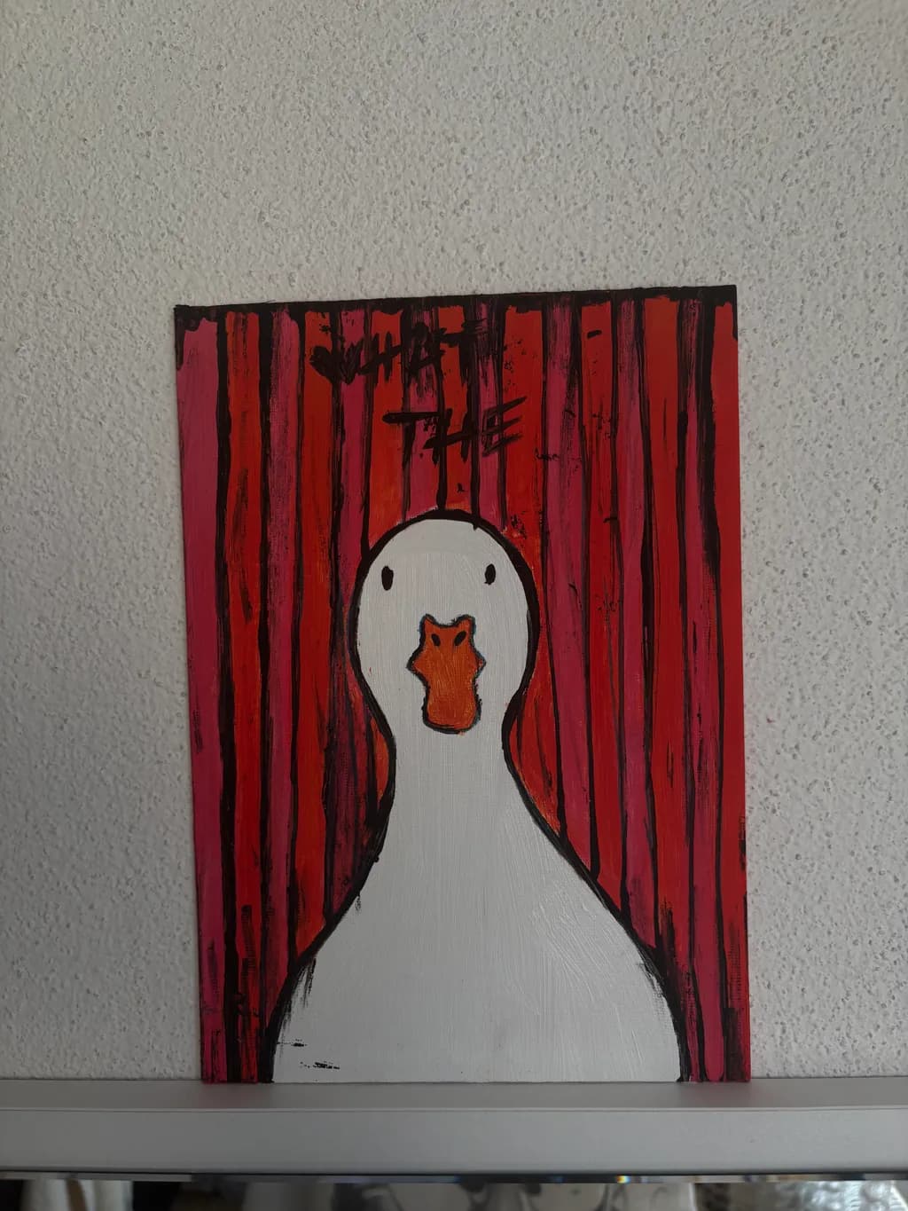Red Fence Duck