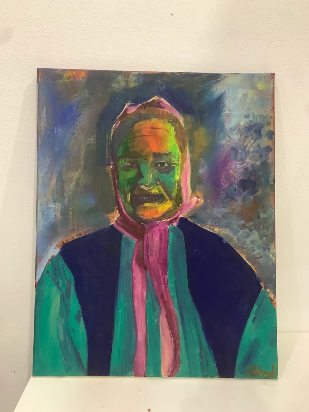 Portrait with Scarf