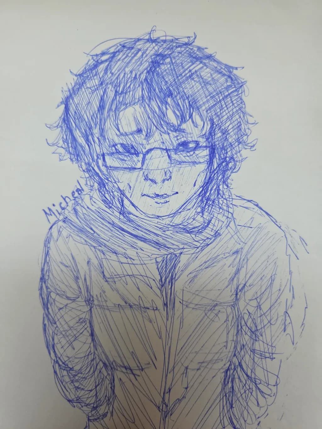 Glasses and Scarf Portrait