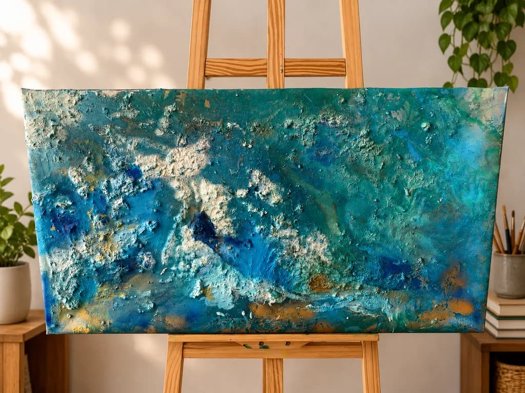 Abstract Texture Canvas