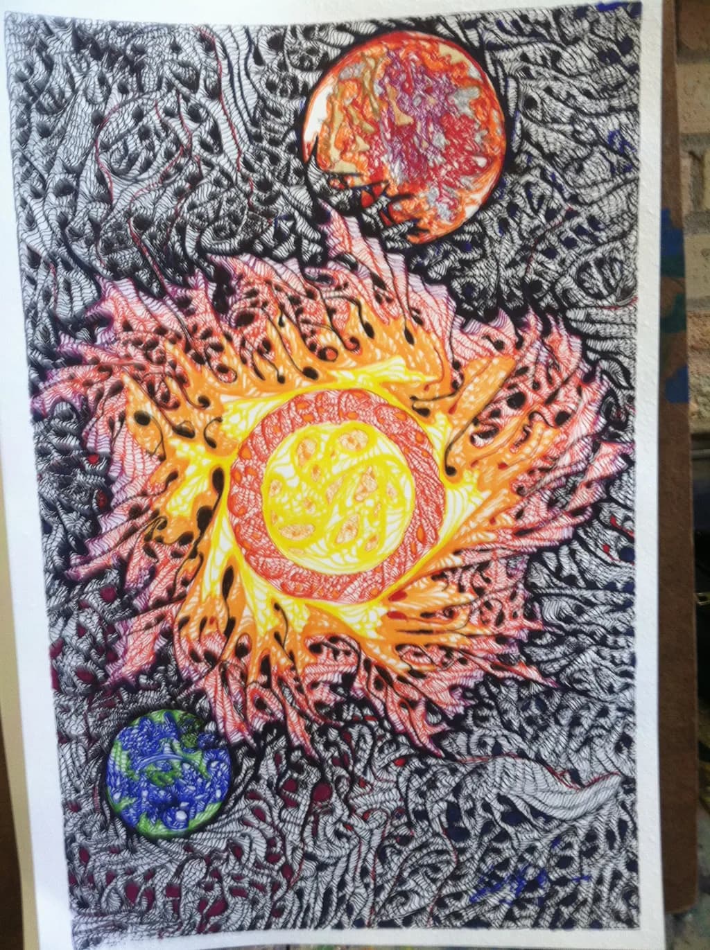 Solar System Contrast