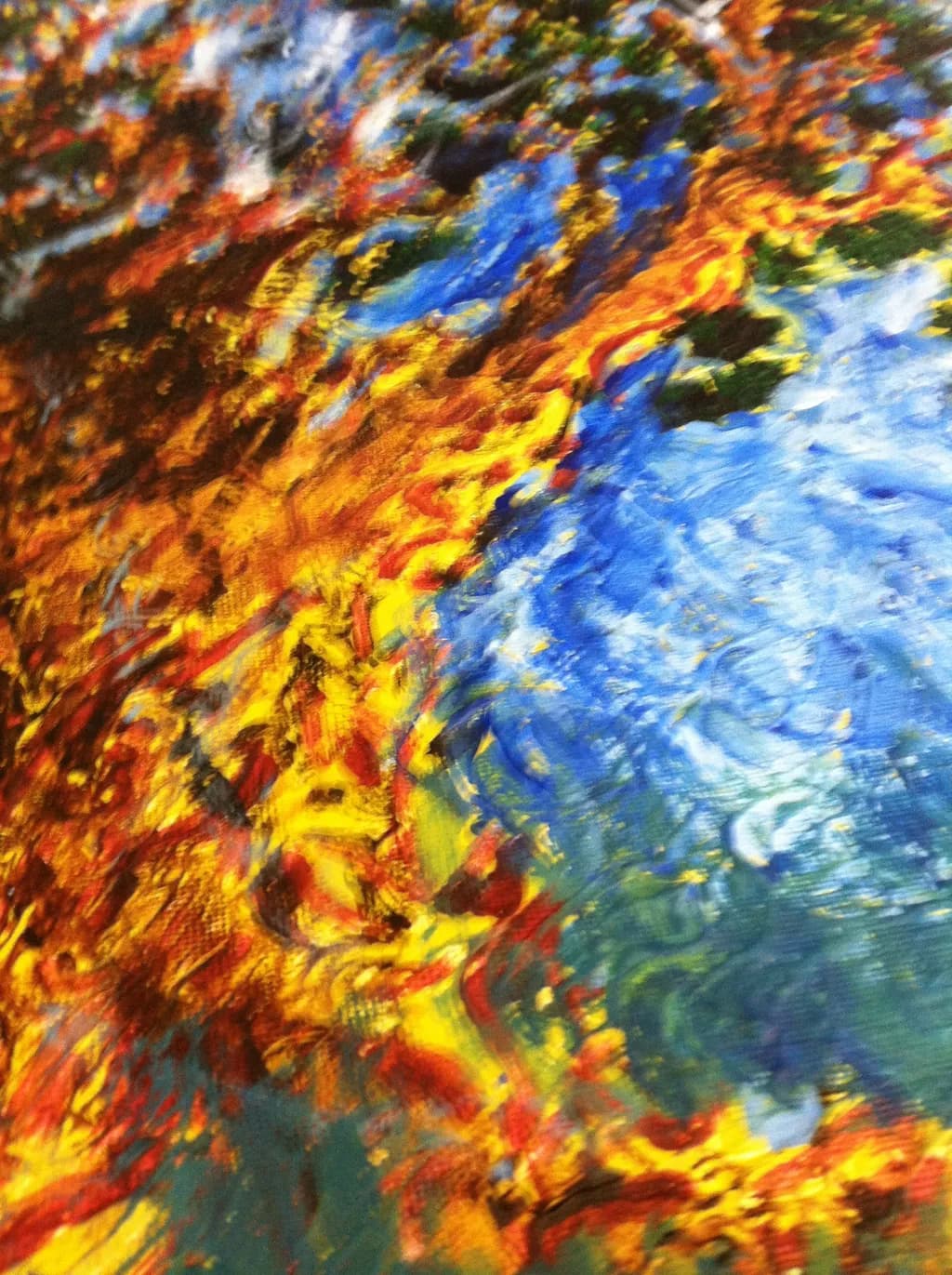 Abstract Fire and Sky