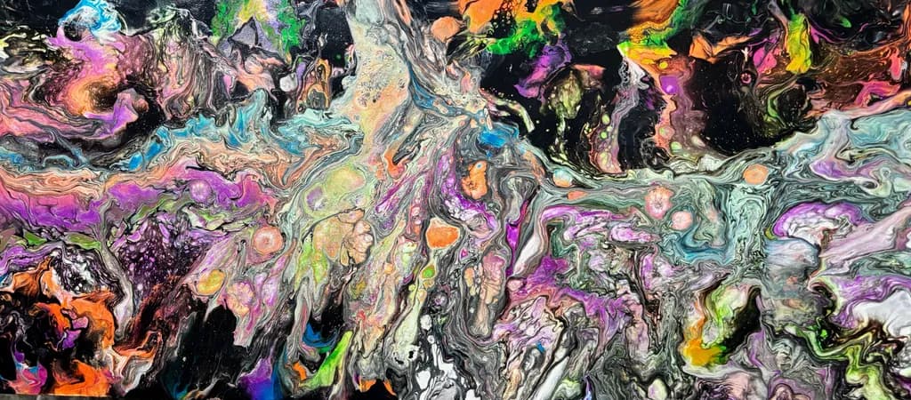 Cosmic Chaos Canvas