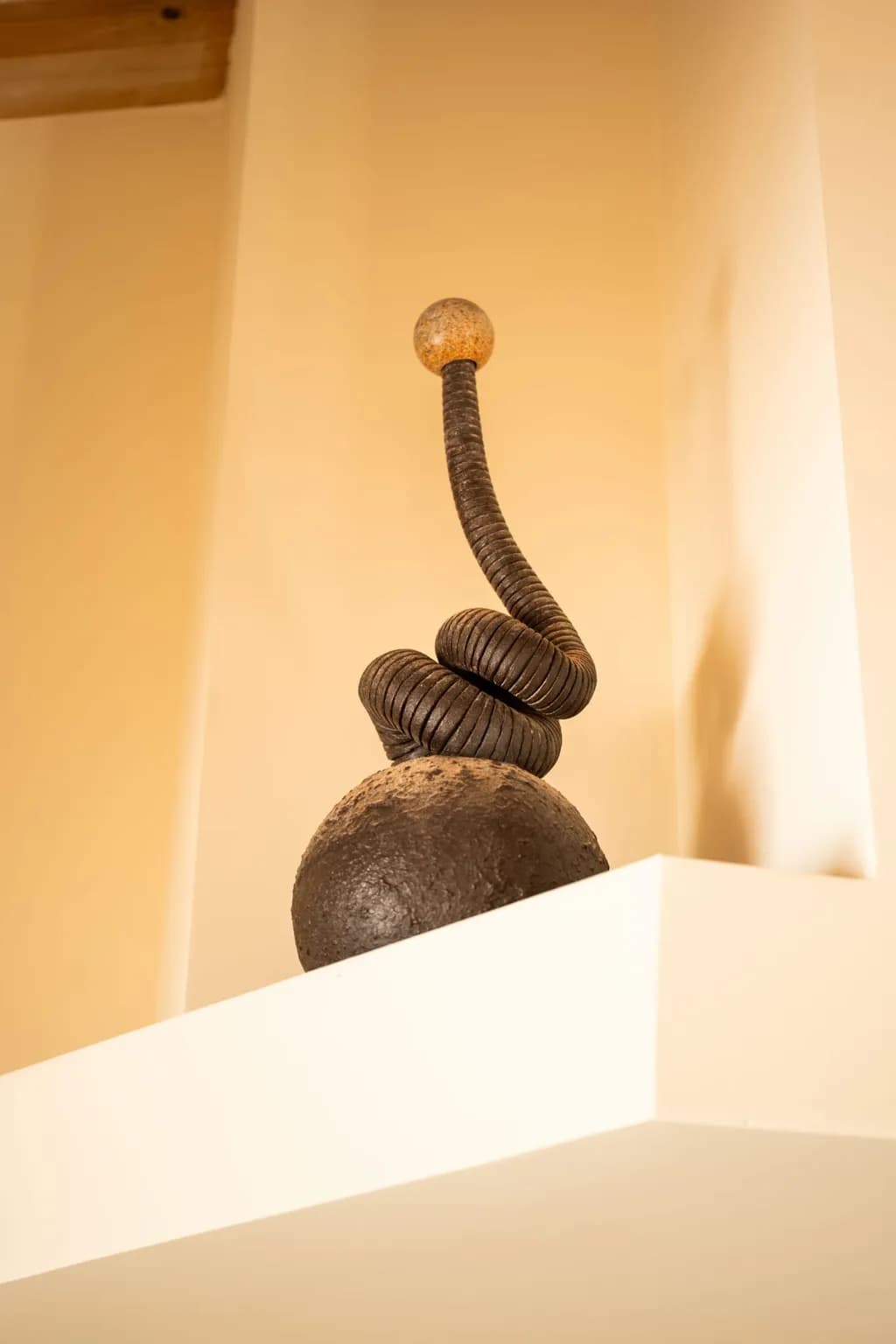 Abstract Orb Sculpture