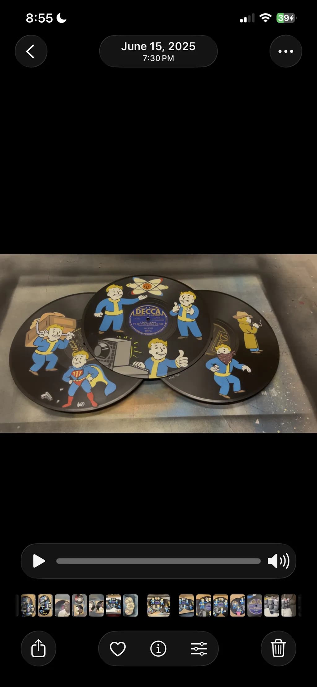 Vault Boy Vinyl Collage