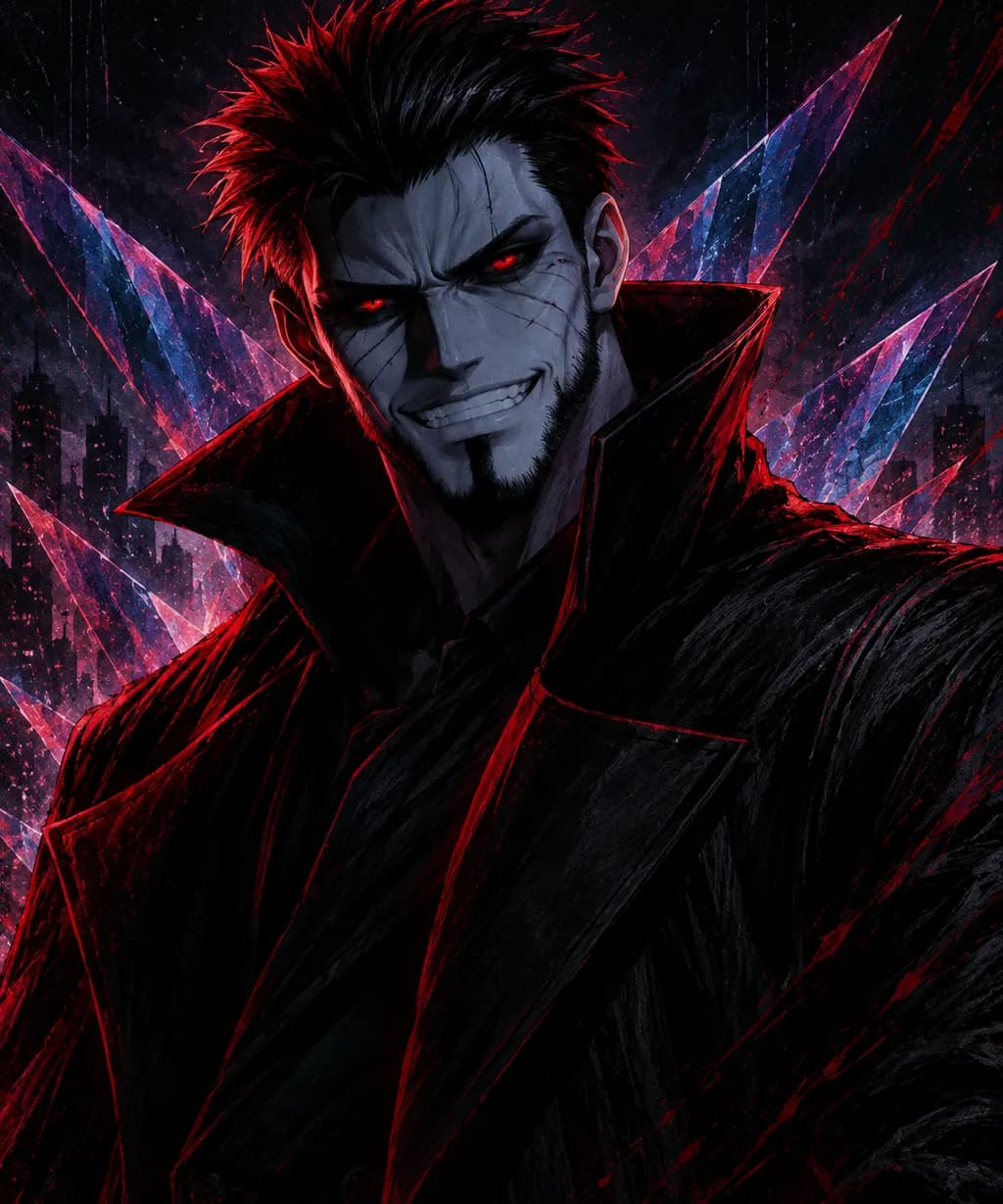 Crimson Eyes in the City