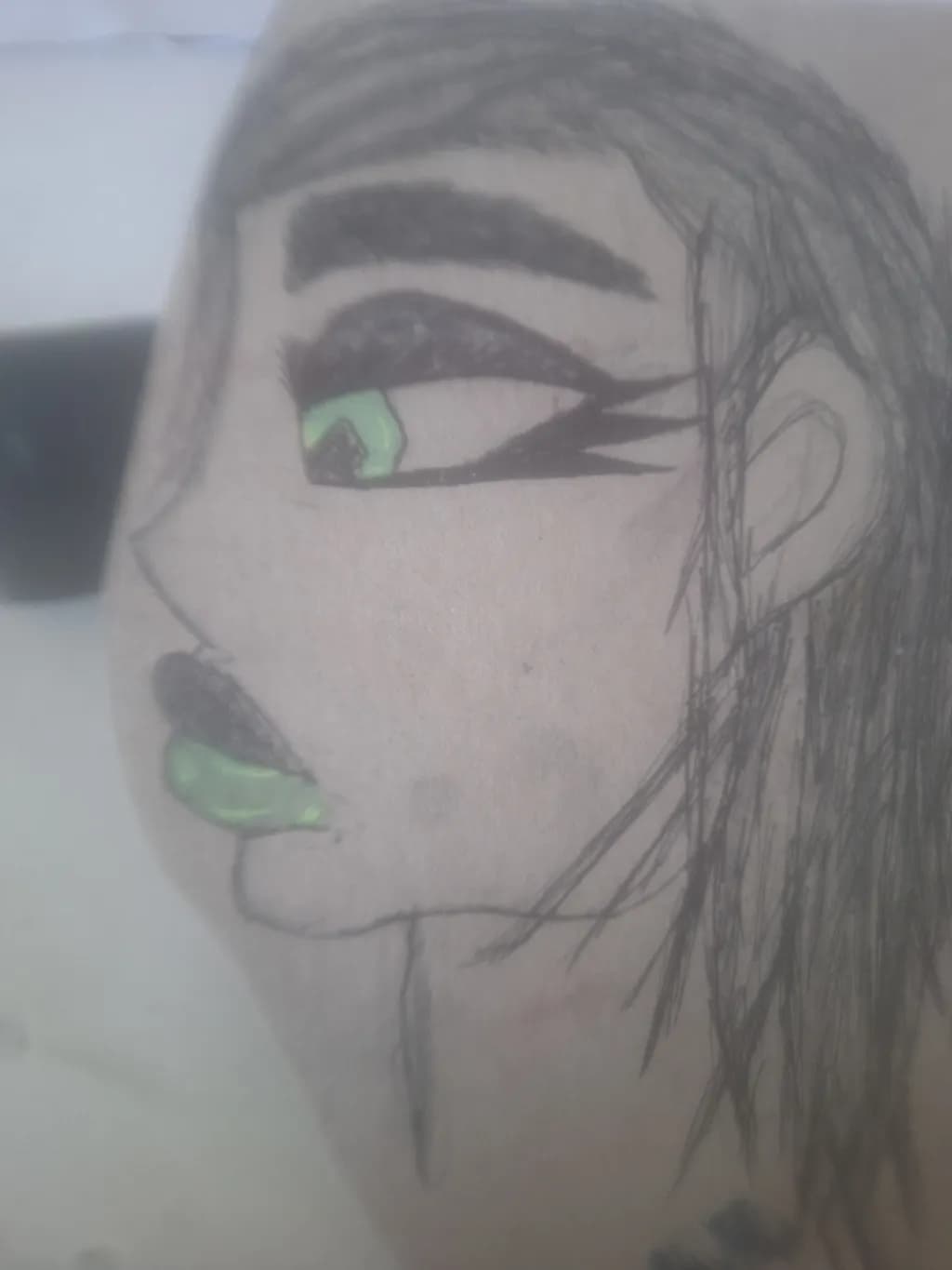 Green Gaze Portrait