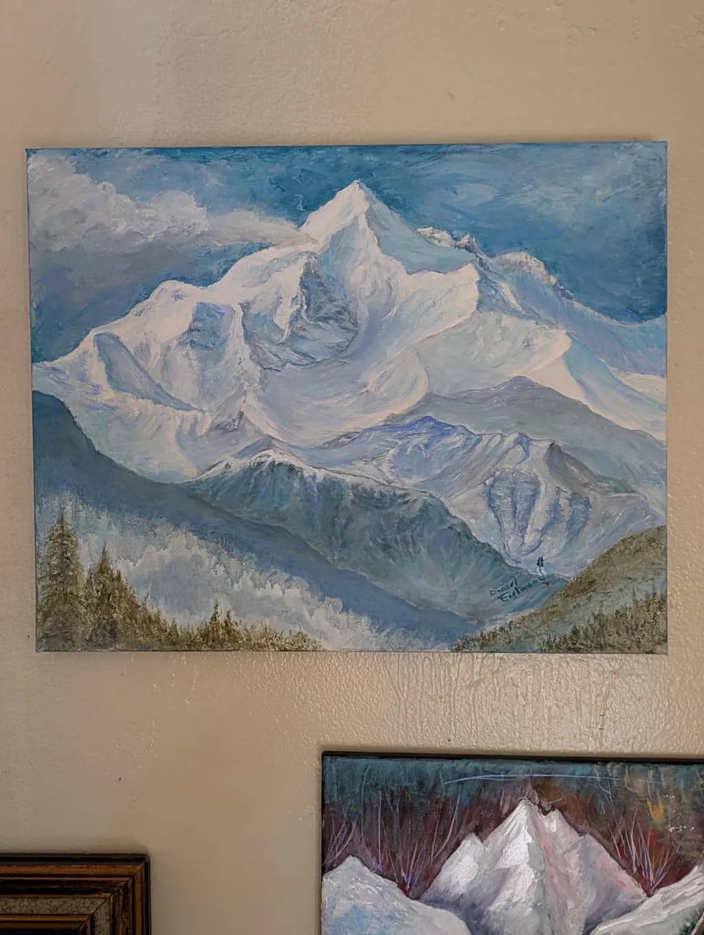 Snowy Mountain Peaks