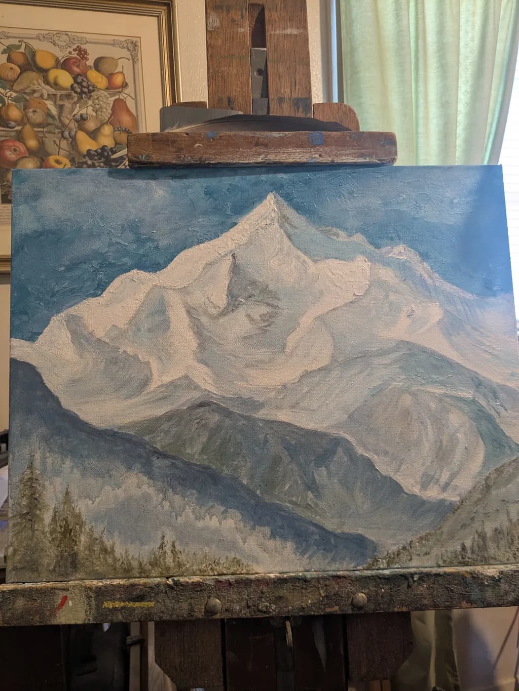 Snowy Mountain Peak