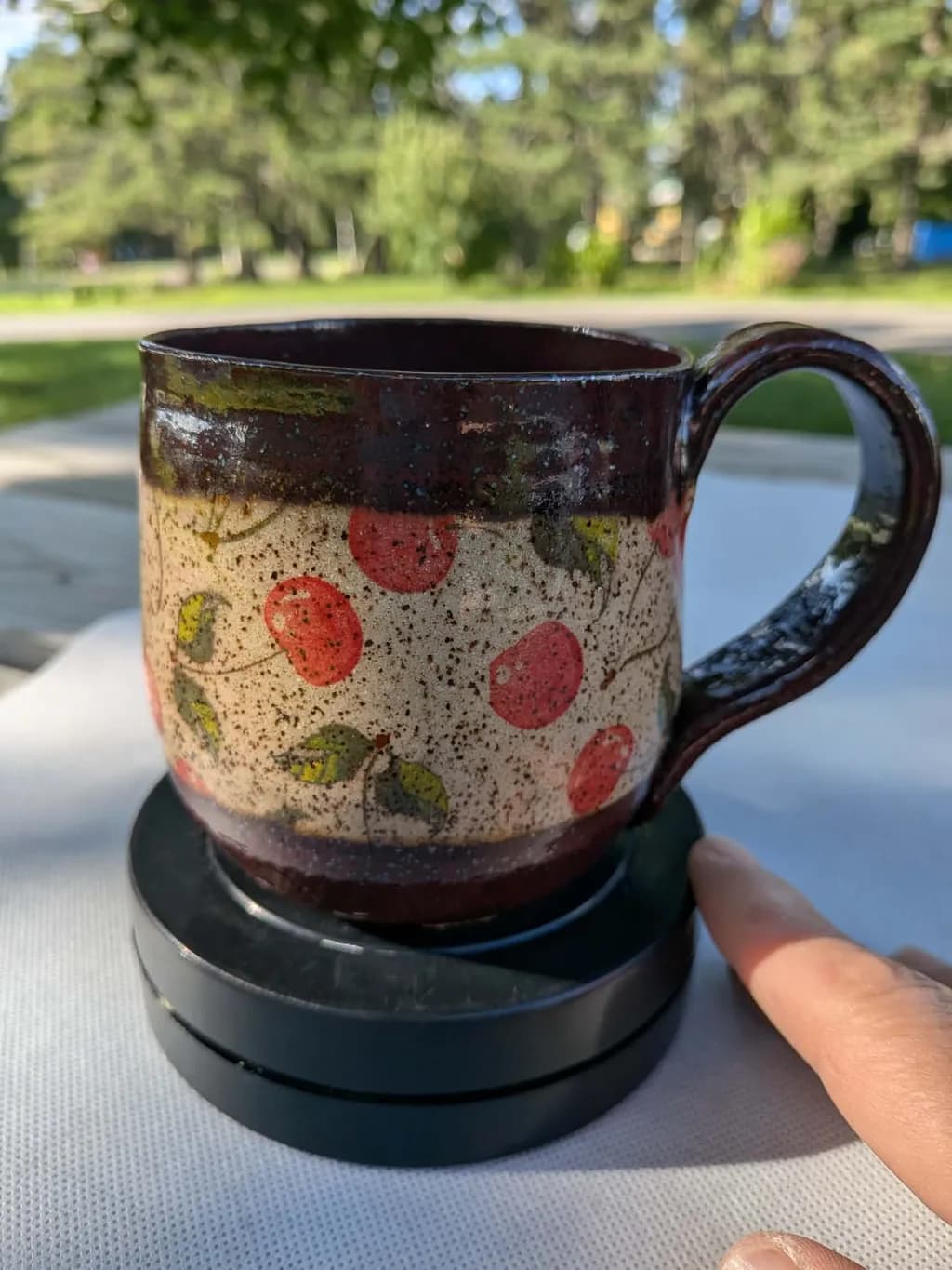 Ceramic Cherry Mug