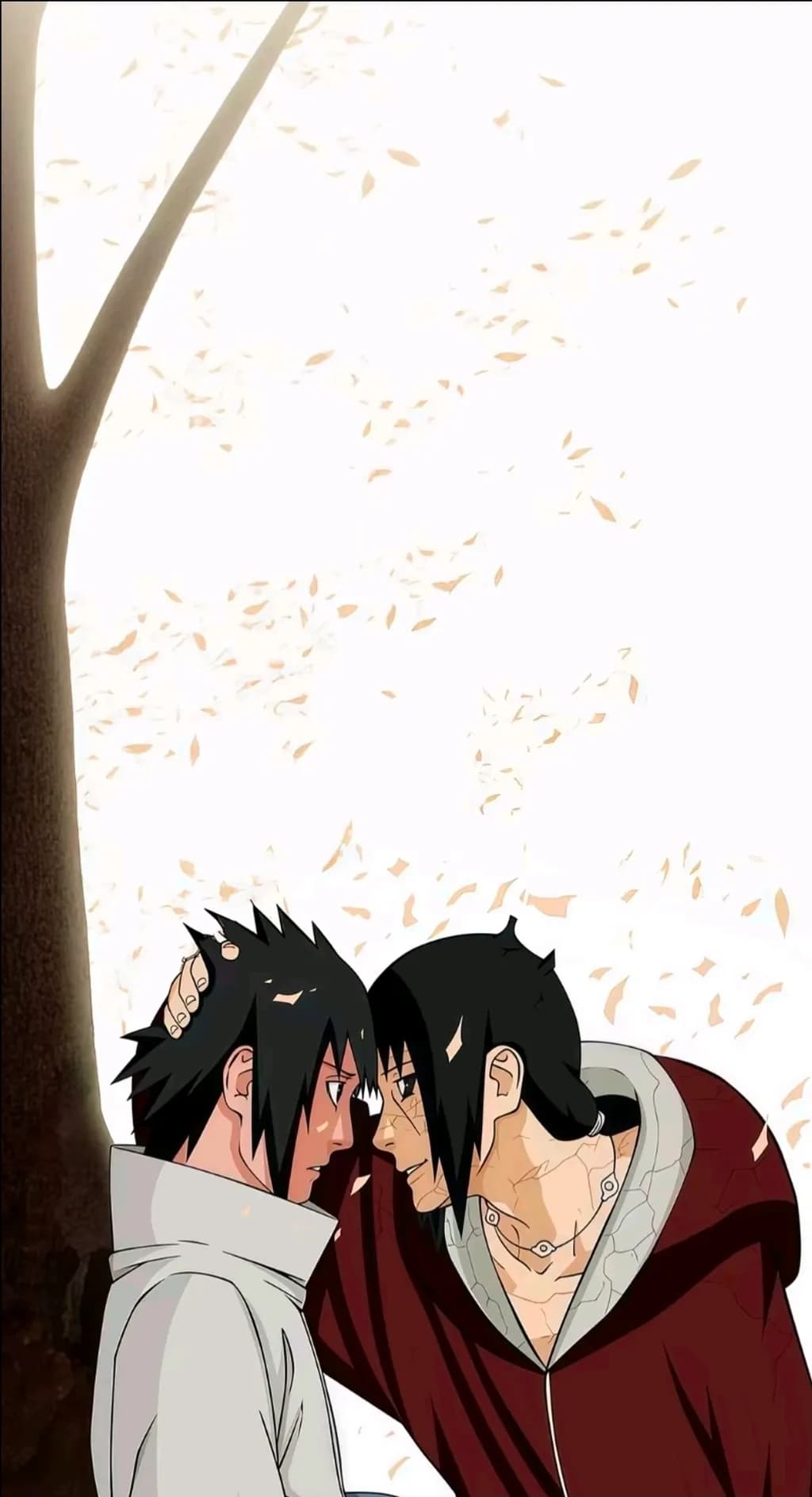 Brotherly Bond Under the Tree