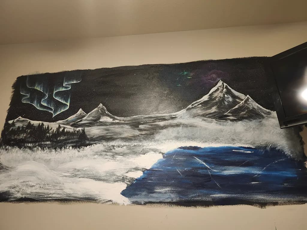 Mountain Lake Night