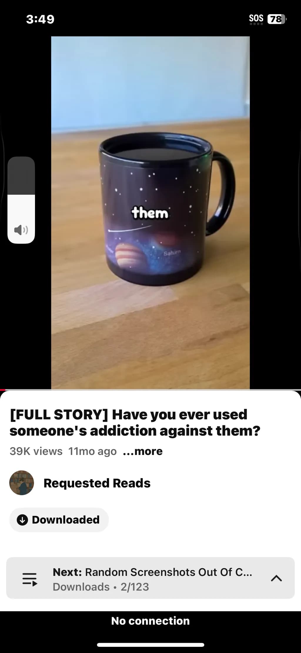 Saturn Starry Mug
