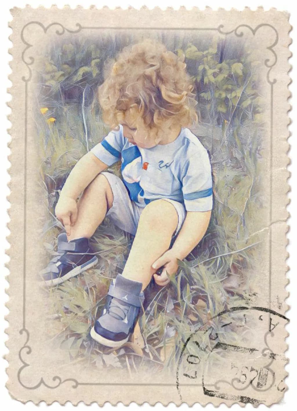 Child in Grass