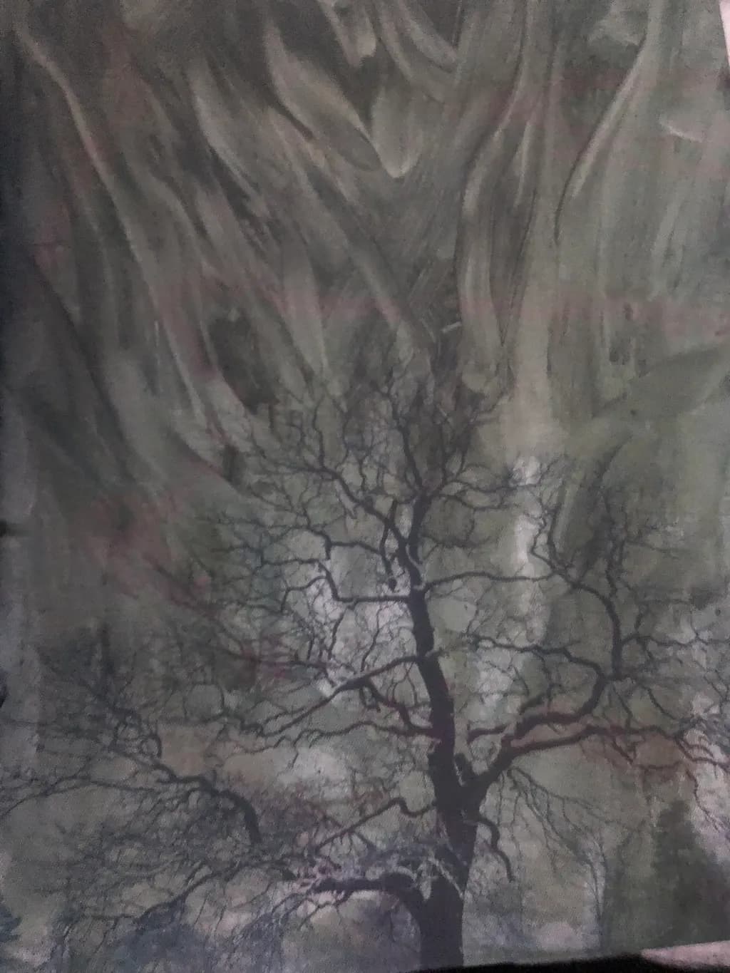 Sprawling Tree Silhouette