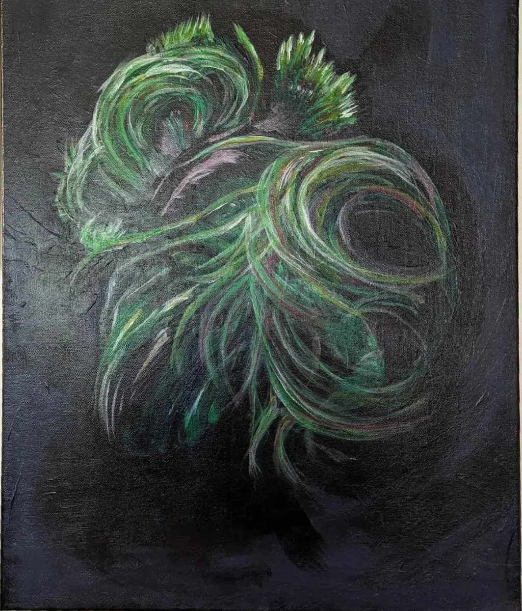 Abstract Green Form