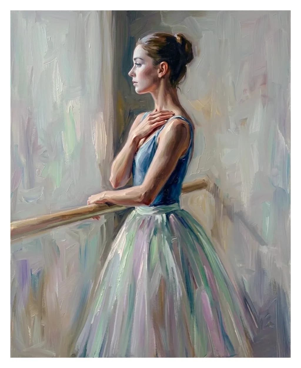 Ballet Dancer Reflection