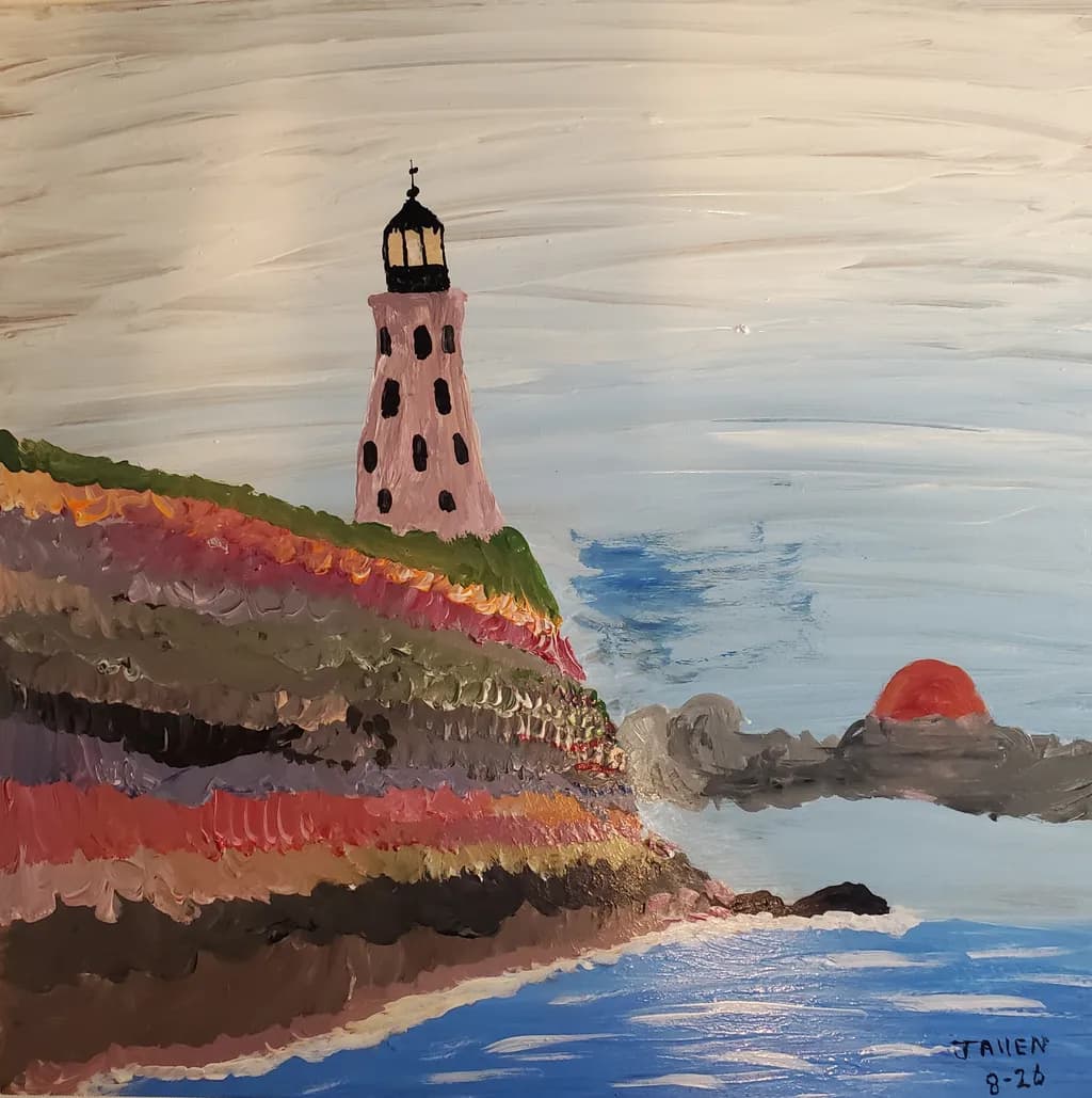 Lighthouse Sunset Coast