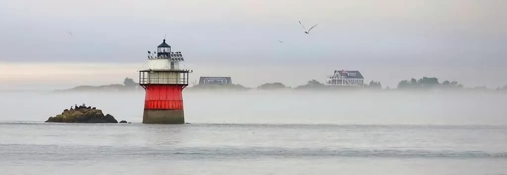 Lighthouse in Mist