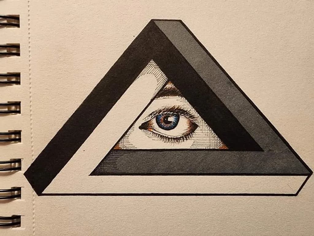 Geometric Eye Triangle