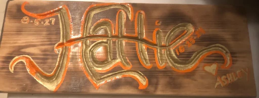 Hallie Nameplate