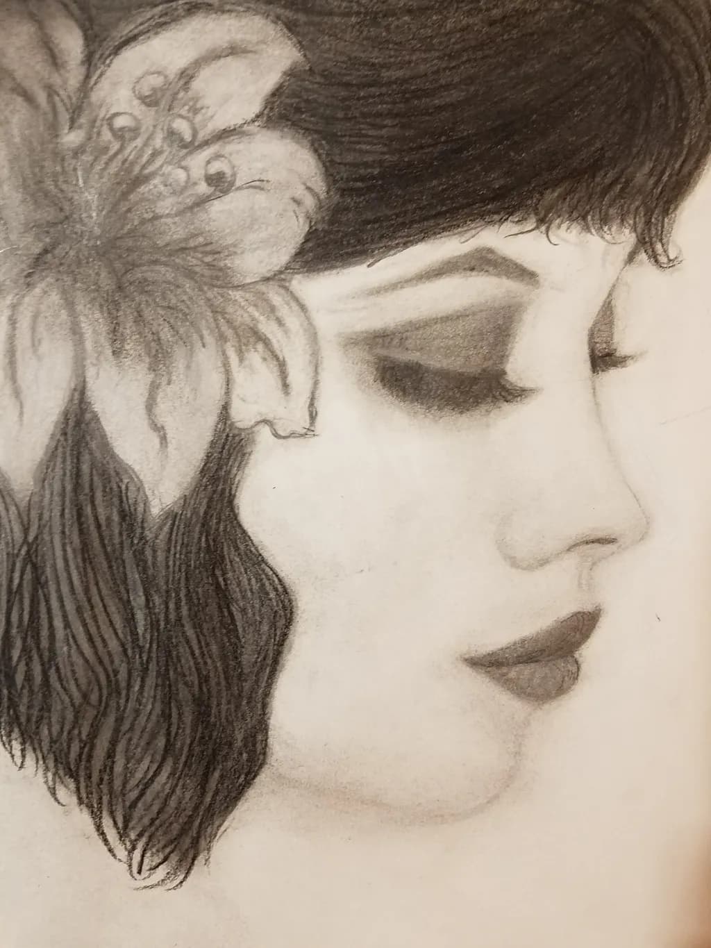 Portrait with Flower
