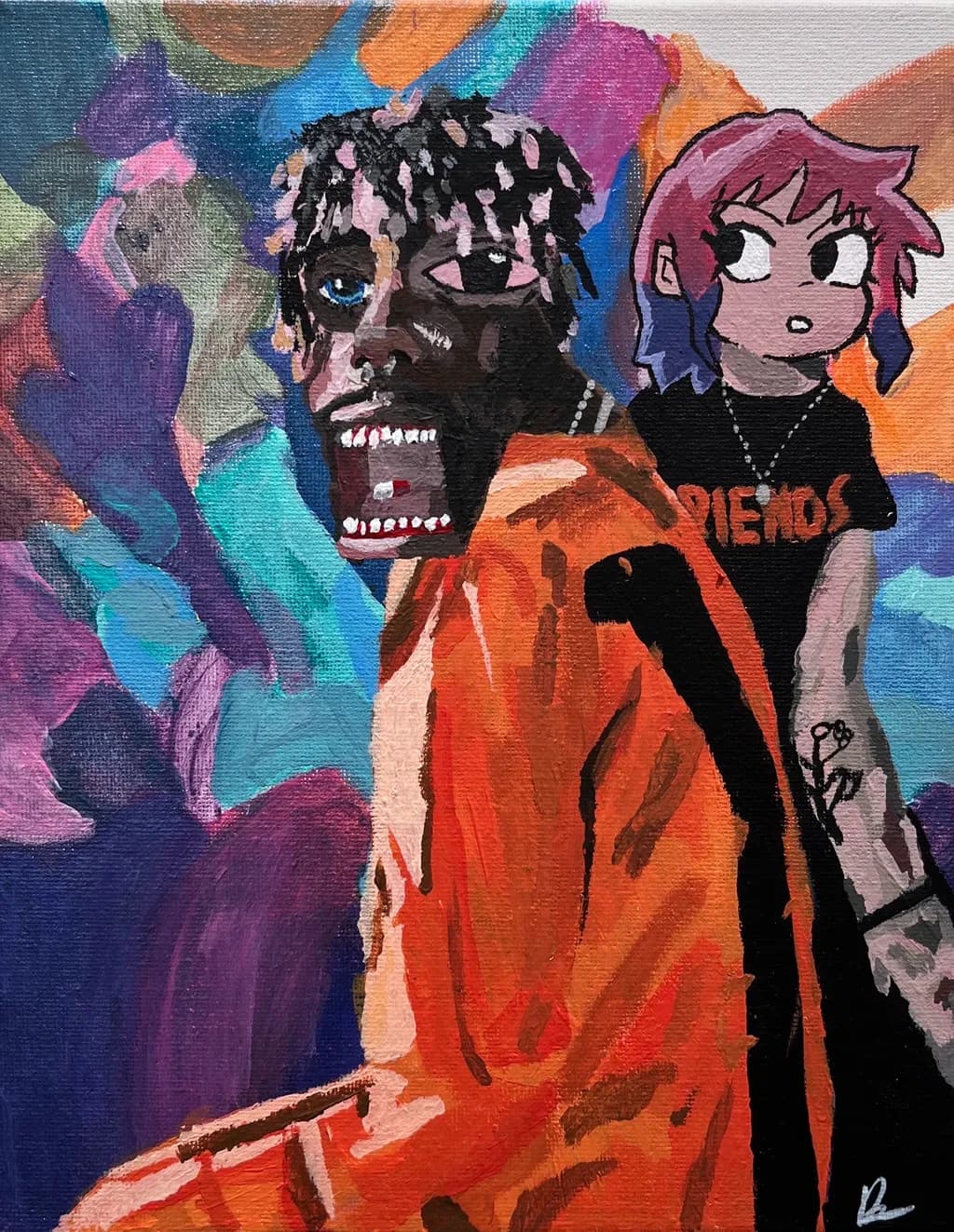 Orange Jacket Duo