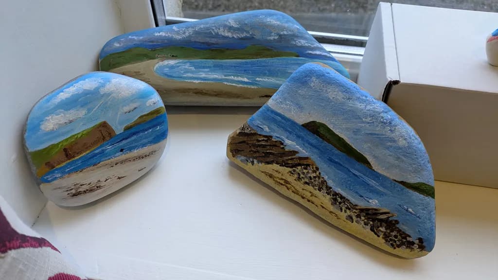 Coastal Beachscape Stones