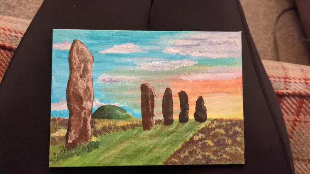 Sunset Standing Stones