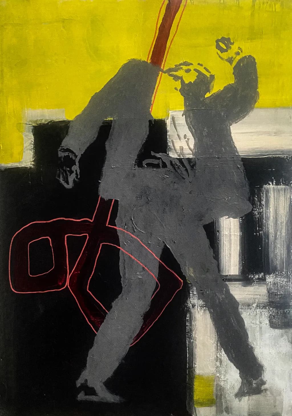 Figure in Yellow and Black